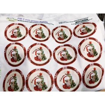 Pannello Sfere Il Mio Primo Natale Idee per Creare Orsetto