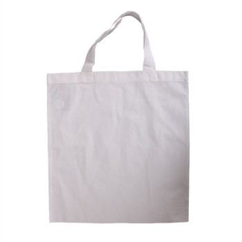 Borsa SHOPPER in Cotone 38x42cm Bianco