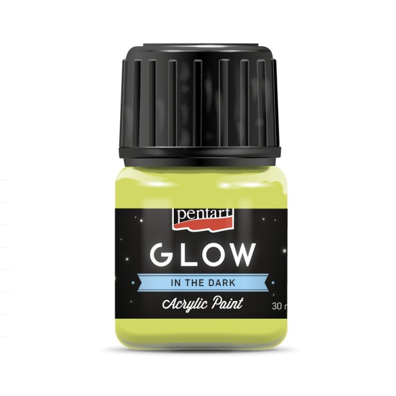 Colori Acrilici Glow In The Dark Pentart Colori che si illuminano al bluio