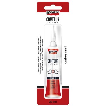 Colore Rosso per contorni PENTART - 20 ml Contour Liner