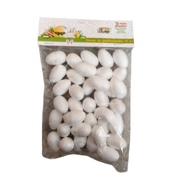 Uova Piccole di Polistirolo 2cm - Ovetti 48pz