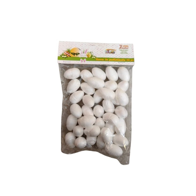 Uova Piccole di Polistirolo 2cm - Ovetti 48pz