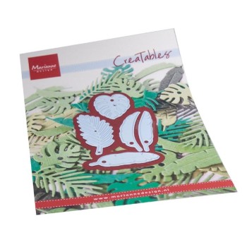 Fustella Foglie Giungla Marianne Design • Creatable Little Jungle Leaves Foglie Tropicali LR0794