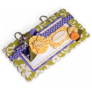 Fustella Album, Scallop Rectangle - Sizzix Bigz XL Die - 656698