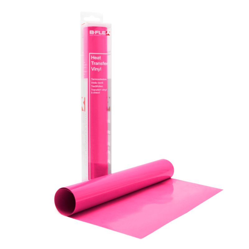 Termoadesivo Monocolore Rosa FLUO Opaco - B-Flex 30x50cm