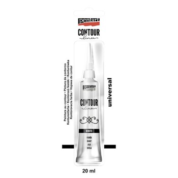 Colore Bianco per contorni PENTART - 20 ml Contour Liner
