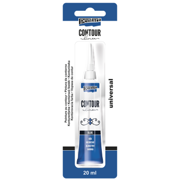 Colore Blu per contorni PENTART - 20 ml Contour Liner