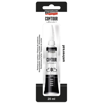 Colore Nero per contorni PENTART - 20 ml Contour Liner