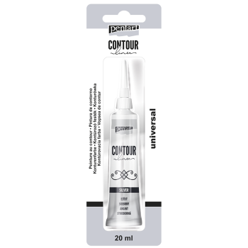 Colore Argento per contorni PENTART - 20 ml Contour Liner