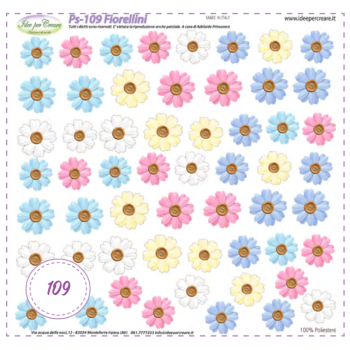 PANNELLO Fiorellini PS-109 IDEE PER CREARE 25X25CM