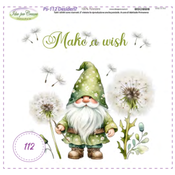 PANNELLO Desideri? Gnomo PS-112 IDEE PER CREARE 25X25CM