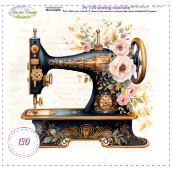 PANNELLO Sewing Machine PS-130 IDEE PER CREARE 25X25CM