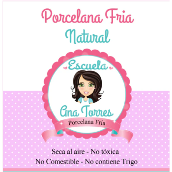 Porcellana Fredda Natural 900 grammi Ana Torres
