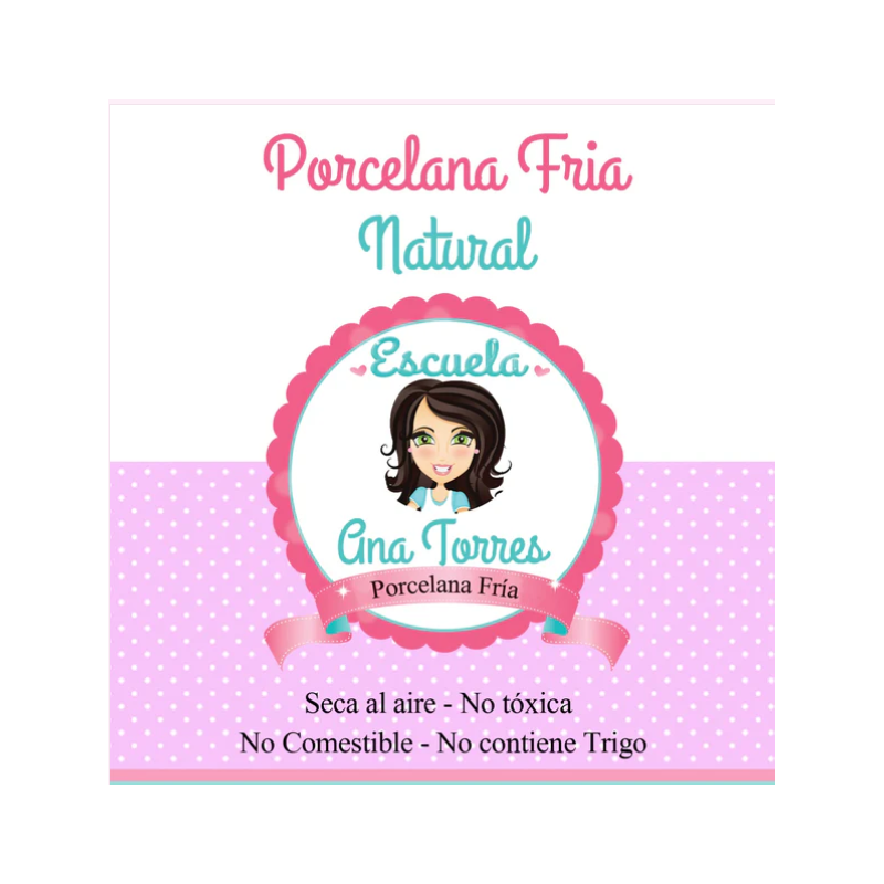 Porcellana Fredda Natural 900 grammi Ana Torres