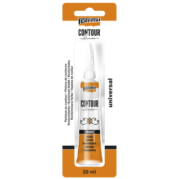 COLORE Arancione PER CONTORNI PENTART - 20 ML CONTOUR LINER