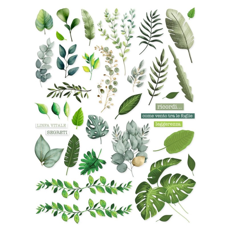 STIKKOSI XL • FOGLIE Tropicali - Stickers - Tessy