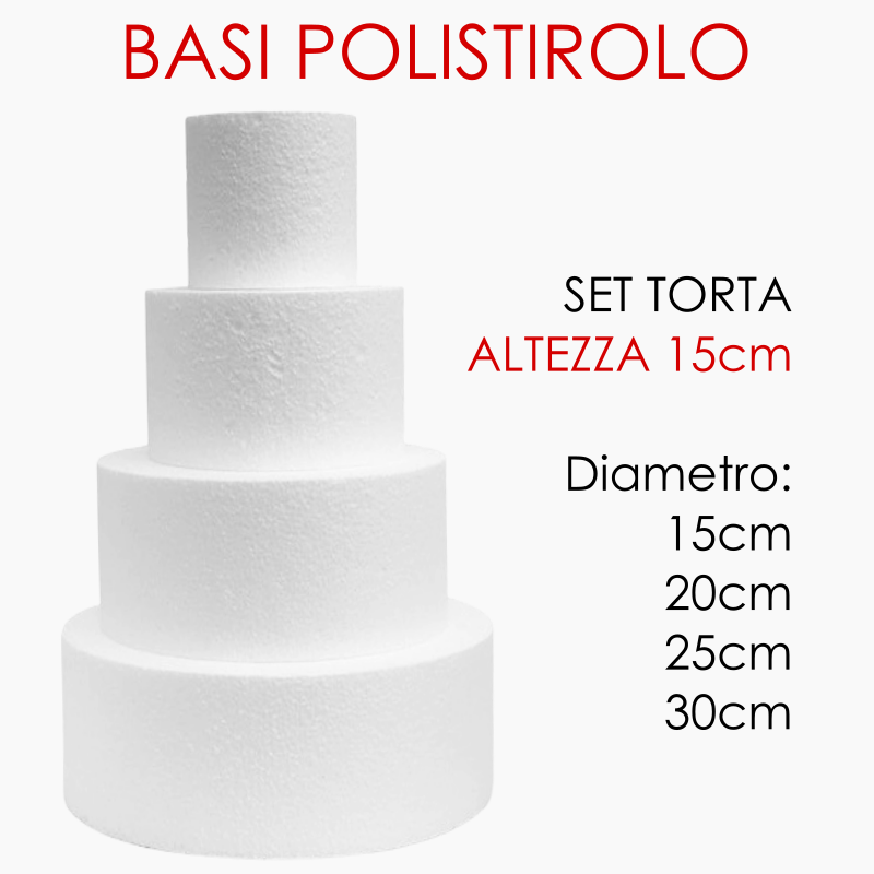 Torta di Polistirolo - Basi per Torta Polistirolo