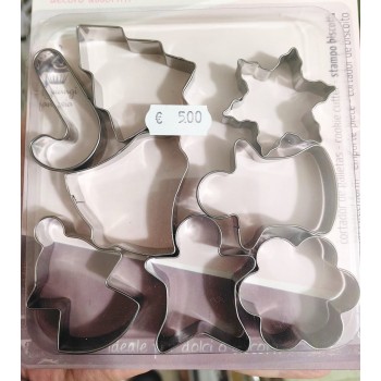 Cutter Formine di Natale per Porcellana, Paste modellabili, ecc...