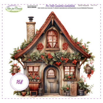 Pannello Casetta Natalizia Idee per Creare Ps-168
