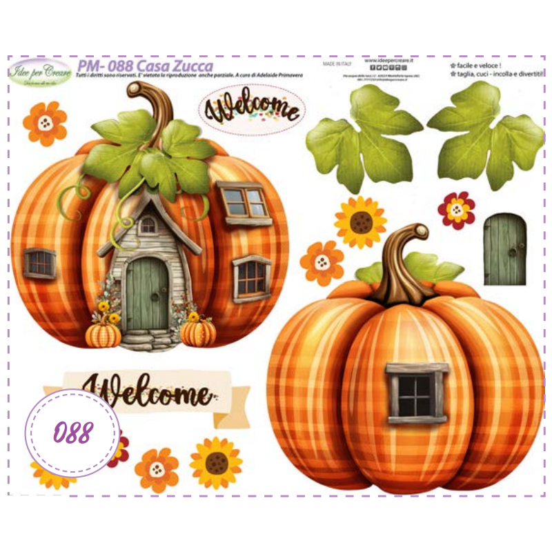 PANNELLO Casa Zucca PM-088 IDEE PER CREARE