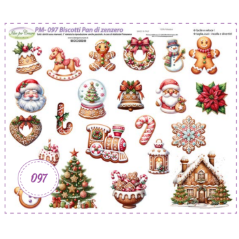 PANNELLO Biscotti Pan di Zenzero PM-097 IDEE PER CREARE