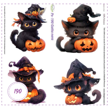 Pannello Gatta nera Idee per Creare Ps-190