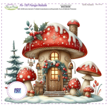 Pannello Fungo Natale Idee per Creare Ps-197