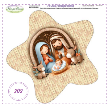 Pannello Presepe Stella Idee per Creare Ps-202
