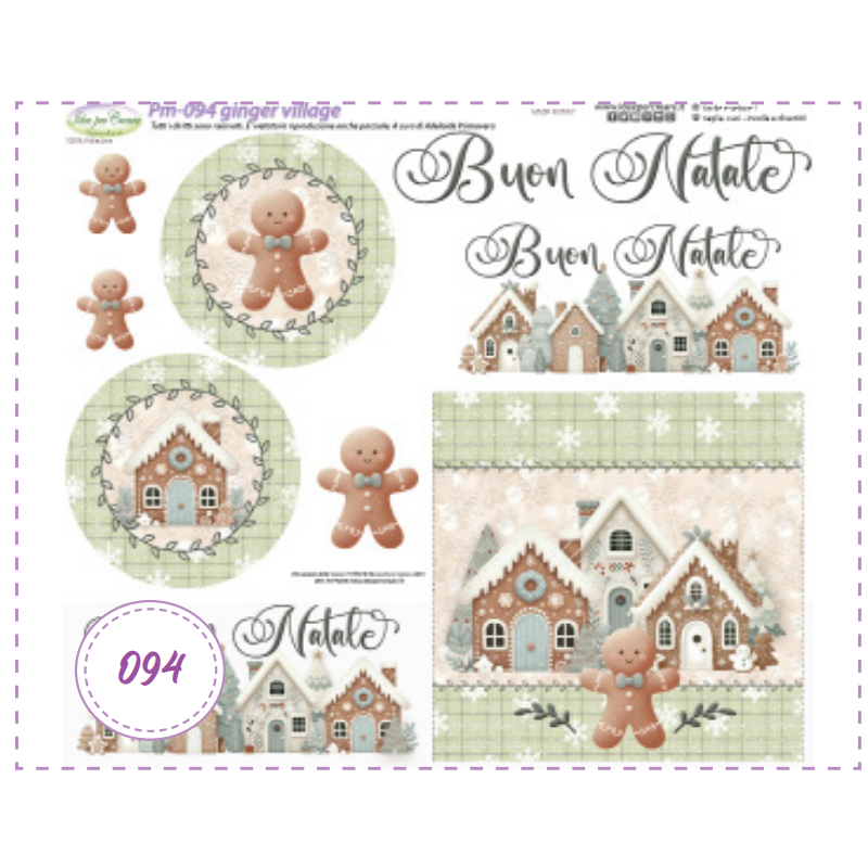 PANNELLO Ginger Village PM-094 IDEE PER CREARE