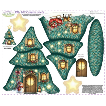 PANNELLO Casetta Abete PM-102 IDEE PER CREARE