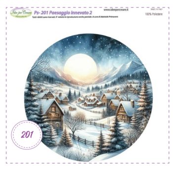 Pannello Paesaggio Innevato 2 Idee per Creare Ps-201