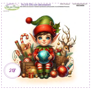 Pannello Elfo con Decorazioni Idee per Creare Ps-218