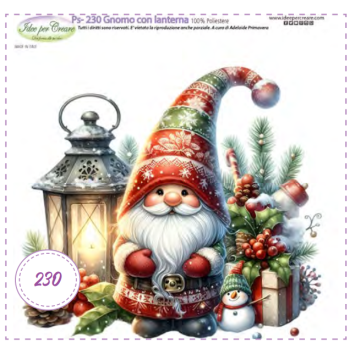 Pannello Gnomo con Lanterna Idee per Creare Ps-230