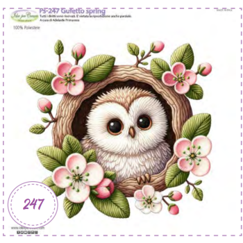 Pannello Gufetto Spring Idee per Creare Ps-247