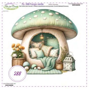 Pannello Fungo Verde Idee per Creare Ps-288