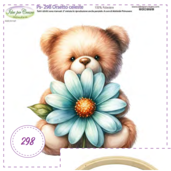 Pannello Orsetto Celeste Idee per Creare Ps-298