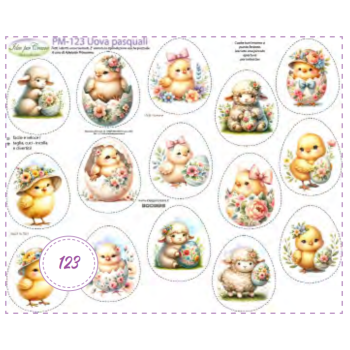 PANNELLO Uova Pasquali PM-123 IDEE PER CREARE