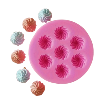 Stampo Ciuffetti Panna in Silicone (Ciuffi Piccoli)