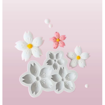 Stampo Fiori di Ciliegio Silicone