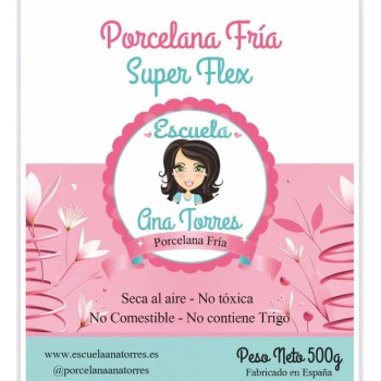Porcellana Fredda Flessibile Super FLEX Bianca 500 grammi Ana Torres