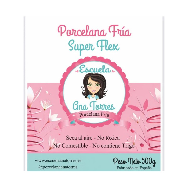 Porcellana Fredda Flessibile Super FLEX Bianca 500 grammi Ana Torres