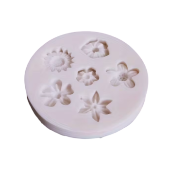Stampo Fiorellini - Stampo in Silicone per Porcellana, Ceramica, ecc..