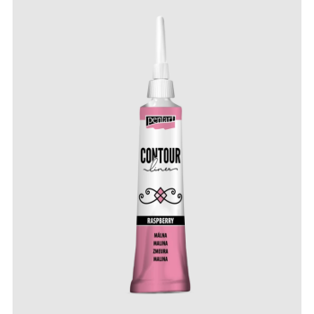 Colore Raspberry Fucsia PER CONTORNI PENTART - 20 ML CONTOUR LINER