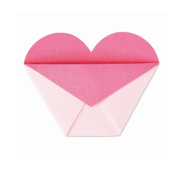 Sizzix • Fustella Die Heart Pocket 665492 Busta Cuore