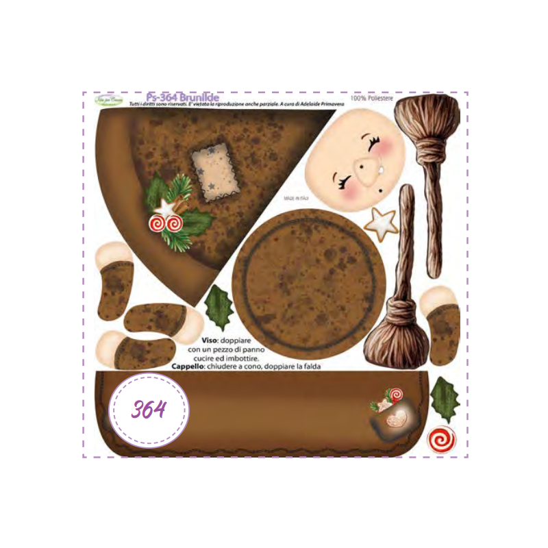 Pannello Brunilde Ps-364 Idee Per Creare 25x25cm