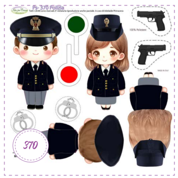 Pannello Polizia Ps-370 Idee Per Creare 25x25cm
