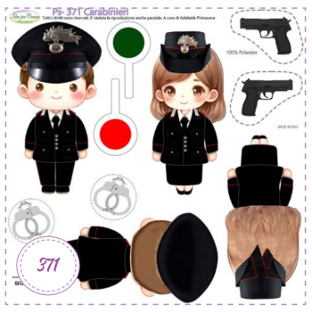 Pannello Carabinieri Ps-371 Idee Per Creare 25x25cm