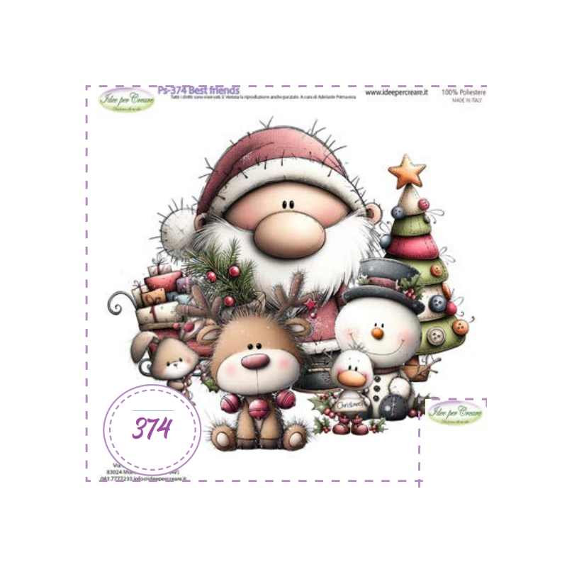 Pannello Best Friends Ps-374 Idee Per Creare 25x25cm