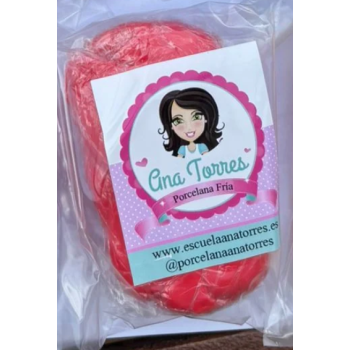 PORCELLANA FREDDA colorata Rossa 250 Grammi ANA TORRES
