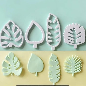 Stampo Foglie Tropicali - Cutter Attrezzi per Porcellana e Paste Model